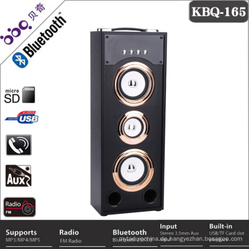 Mikrofon 25W Abendessen Bass tragbare Lautsprecher Bluetooth für Samsung V8-Schnittstelle